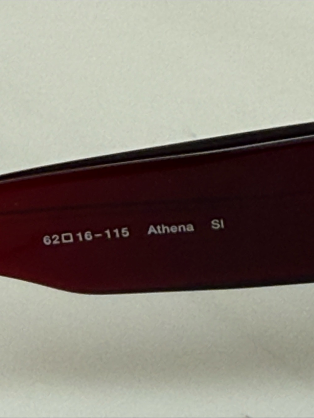 Oliver Peoples Oversized Burgundy Frame Sunglasses with Brown Gradient Lenses - Picture 5 of 6